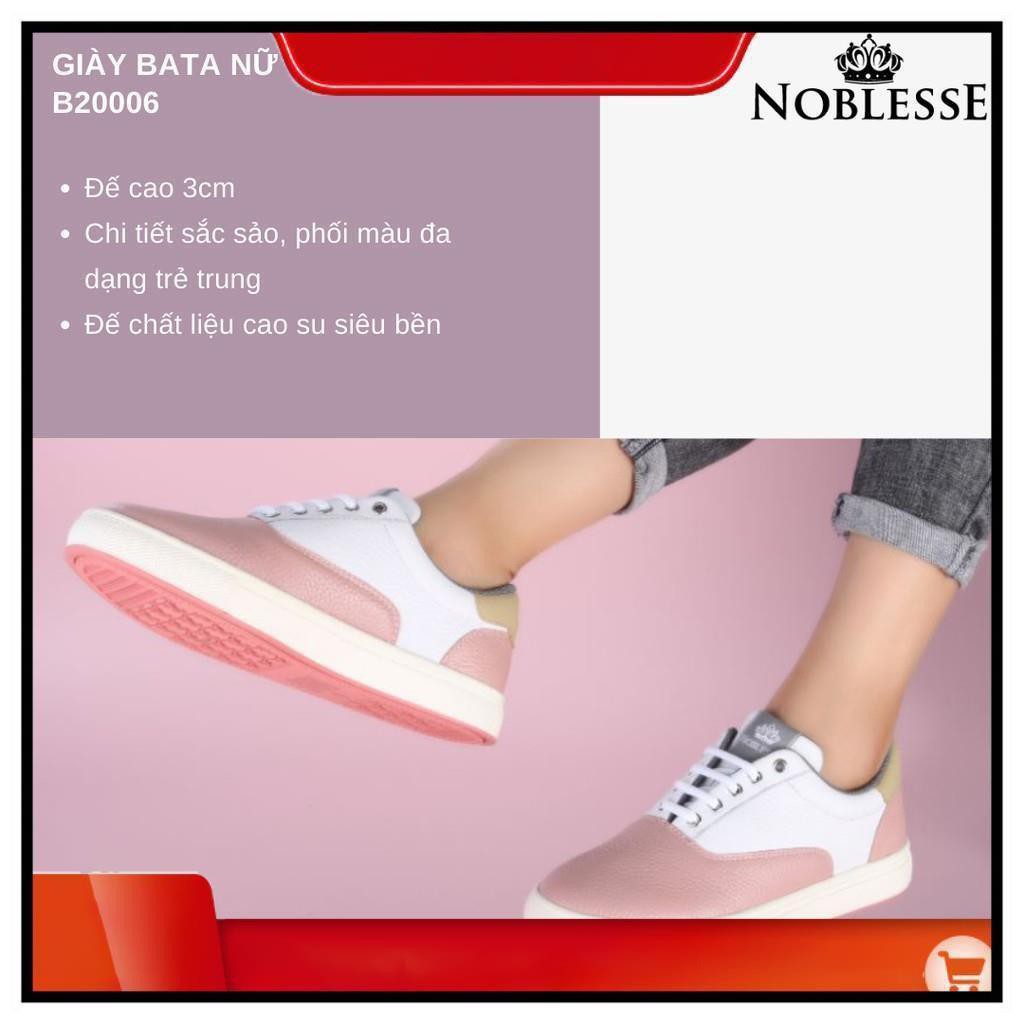 GIÀY THỂ THAO NỮ KIỂU DÁNG BATA CỔ THẤP CHÍNH HÃNG THƯƠNG HIỆU NOBLESSE B20006