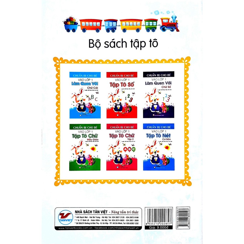 Sách - Chuẩn Bị Cho Bé Vào Lớp 1 - Tập Tô Chữ (Tập 1)