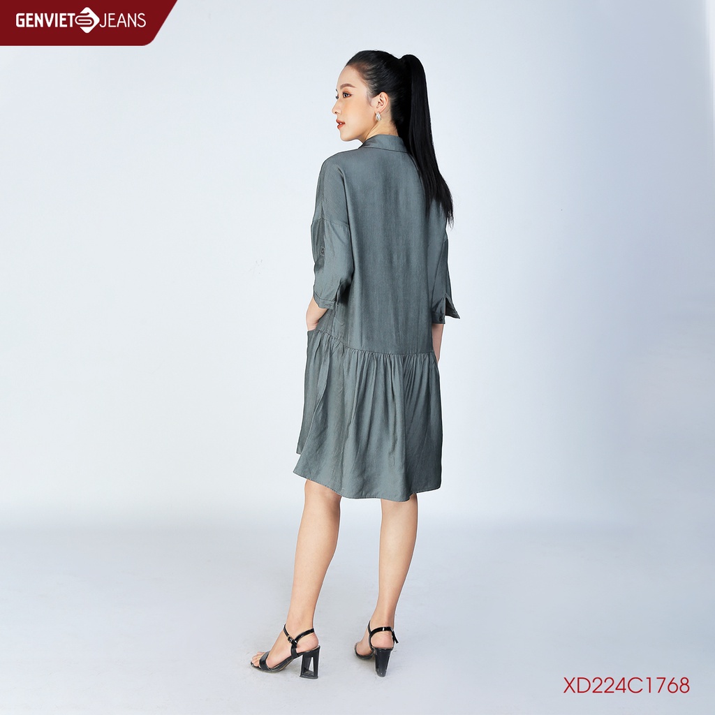 Đầm Suông Nữ Genviet XD224C1768
