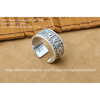 NHẪN KHẮC CHÚ OM MANI PADME HUM, BÁT NHÃ TÂM KINH VÀ CHÙY KIM CƯƠNG