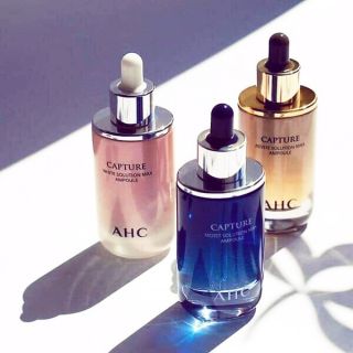 Serum dưỡng AHC Ampoule vàng, hồng, xanh