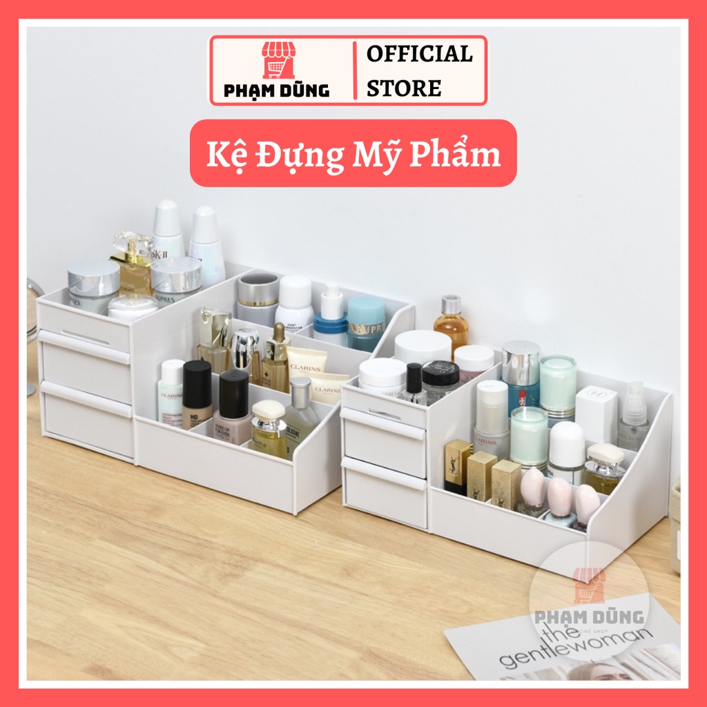 Kệ Mỹ Phẩm 3 tầng , đựng đồ trang điểm nhiều ngăn