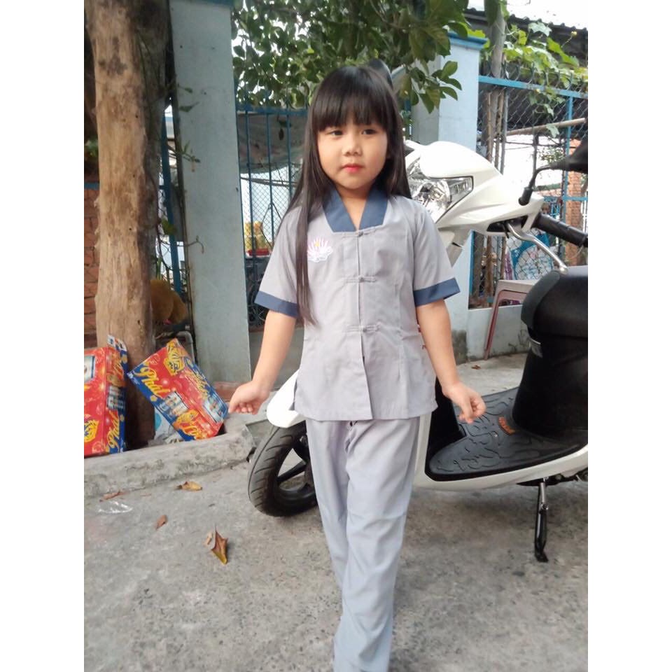 LA HÁN PHỐI BÉ GÁI- SET PHẬT TỬ ĐI LỄ CHÙA BÉ TRAI - ĐỒ LAM ĐI CHÙA