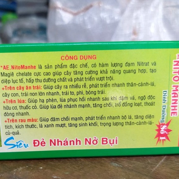 Phân Bón Lá NITO MANHÊ - Dinh Dưỡng Số 1 Cho Cây Trồng