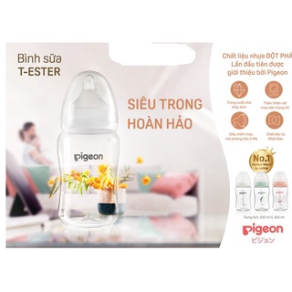 Bình sữa pigeon t-ester plus – chiếc lá 200ml/300ml