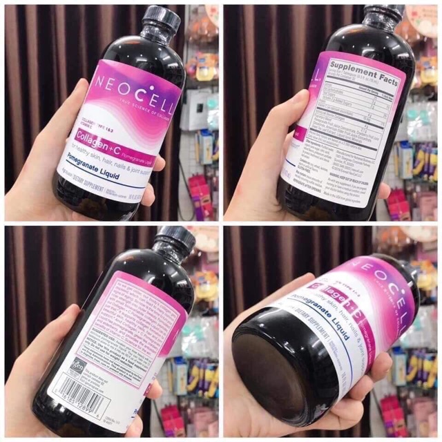 Chai Collagen Lựu + C dạng nước 473ml | BigBuy360 - bigbuy360.vn