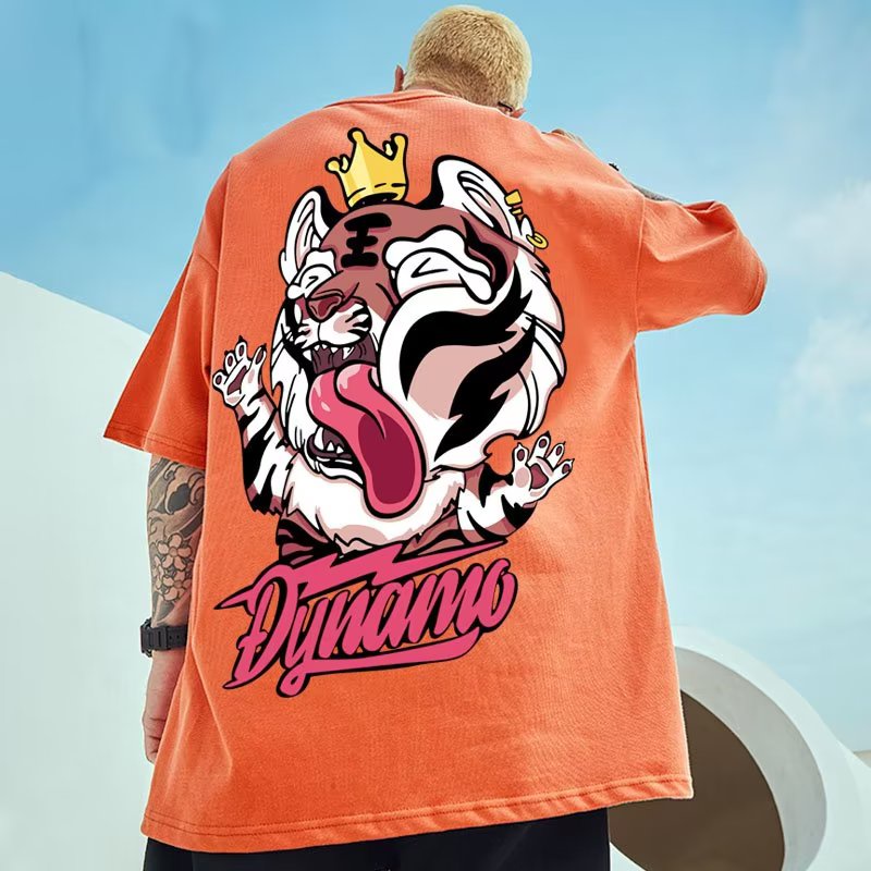 Áo Thun Tay Ngắn Cổ Tròn In Hình Mặt Cười Phong Cách Hip Hop Thời Trang Hàn Quốc Cho Nam