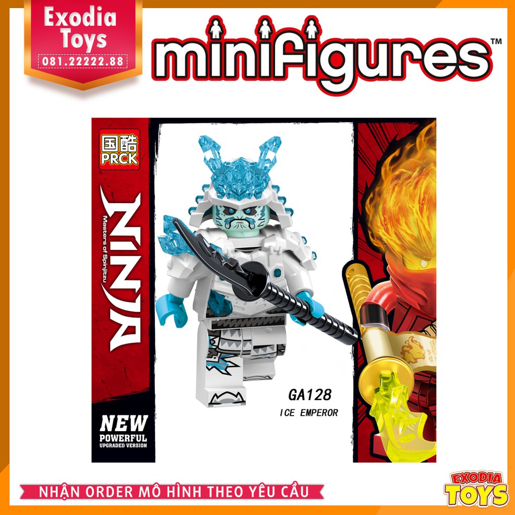 Xếp hình Migfigure nhân vật hoạt hình Ninjago Season 11 - Đồ Chơi Lắp Ghép Sáng Tạo - PRCK GA123-130