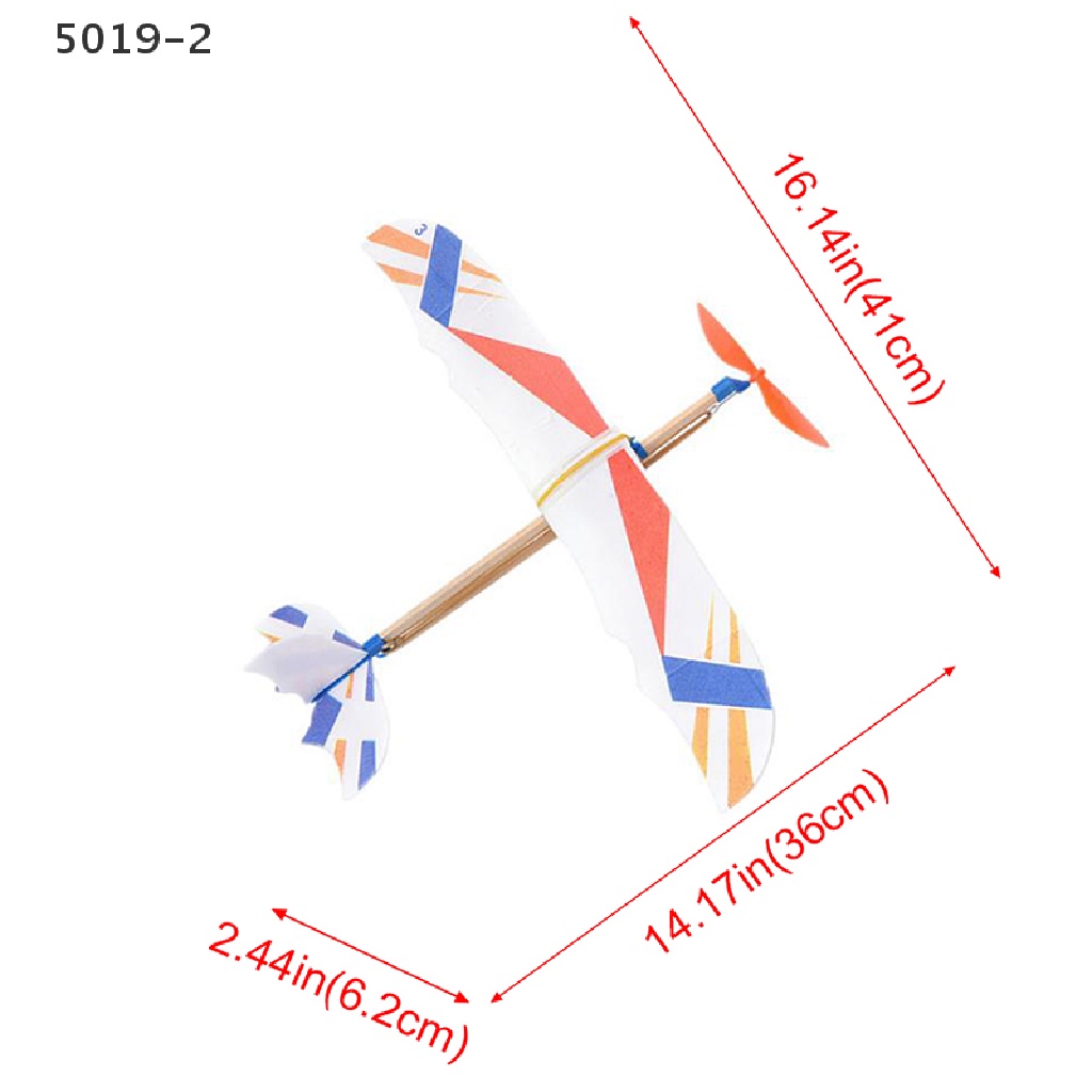 Máy Bay Đồ Chơi Dây Cao Su Đàn Hồi Cho Bé DIY