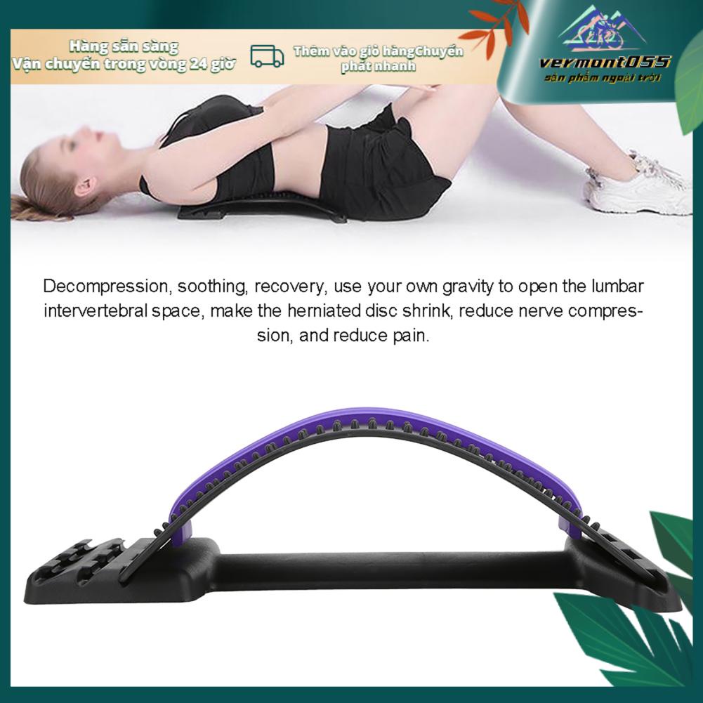 Vermont055 Đĩa đệm thắt lưng Máy kéo chống đau Massage hộ gia đình Bộ điều chỉnh độ giãn Đệm hỗ trợ cột sống eo