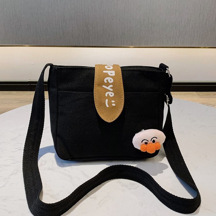 Túi Đeo Vai Vải canvas Kiểu Hoạt Hình Nhật Bản Dễ Thương
