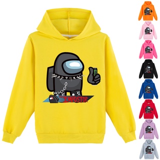 Áo khoác hoodie cotton among us among us mới cho bé gái