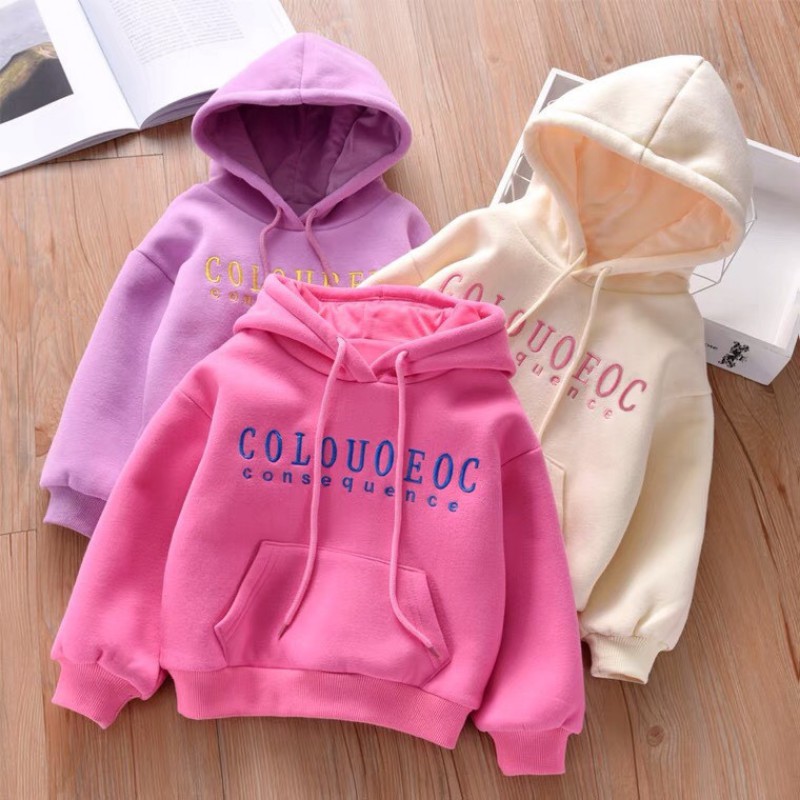 Áo nỉ Hoodie 3 màu cho bé từ 6-65kg - COL