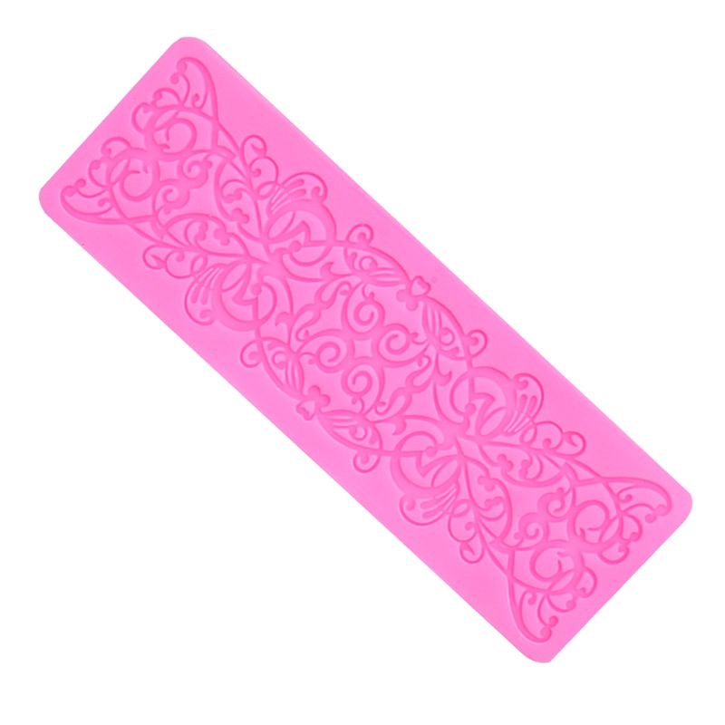 Khuôn Silicone Làm Bánh Quy / Sô Cô La / Bánh Quy / Kẹo Ngọt Họa Tiết Hoa Whi DIY