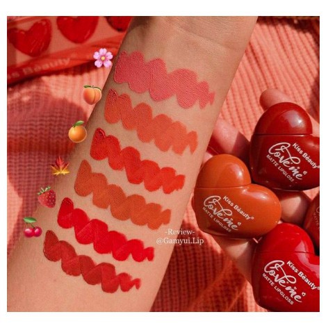 Son Kem Tint Kiss Beauty Trái Tim For Valentine | BigBuy360 - bigbuy360.vn