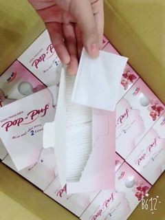 Bông Trang Điểm POP PUF 100 miếng