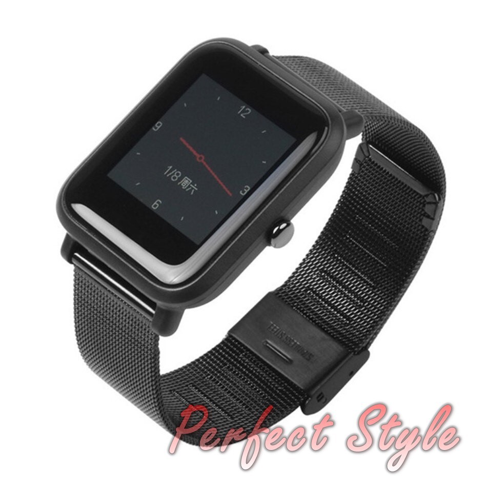 Dây đeo mắt lưới cho Amazfit Bip - Dây mesh Sikai 20mm