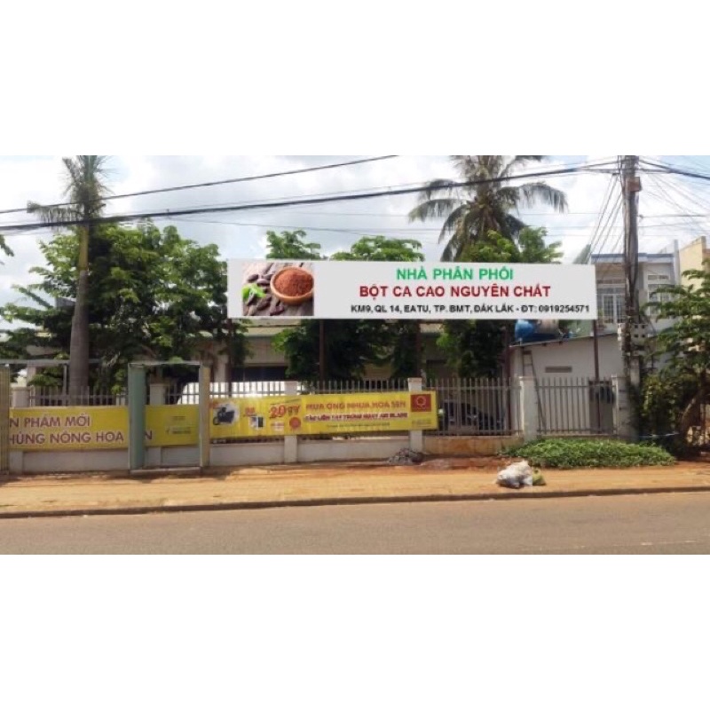 Bột ca cao nguyên chất 100% Đắc Lắc đóng gói hộp 500g