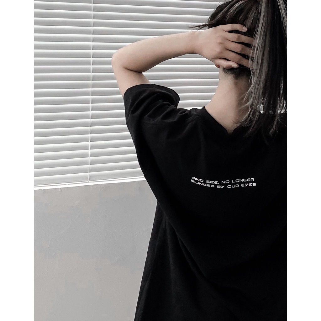 Áo Thun Tay Lỡ Local Brand By Unispace unisex nam nữ form rộng Blinded