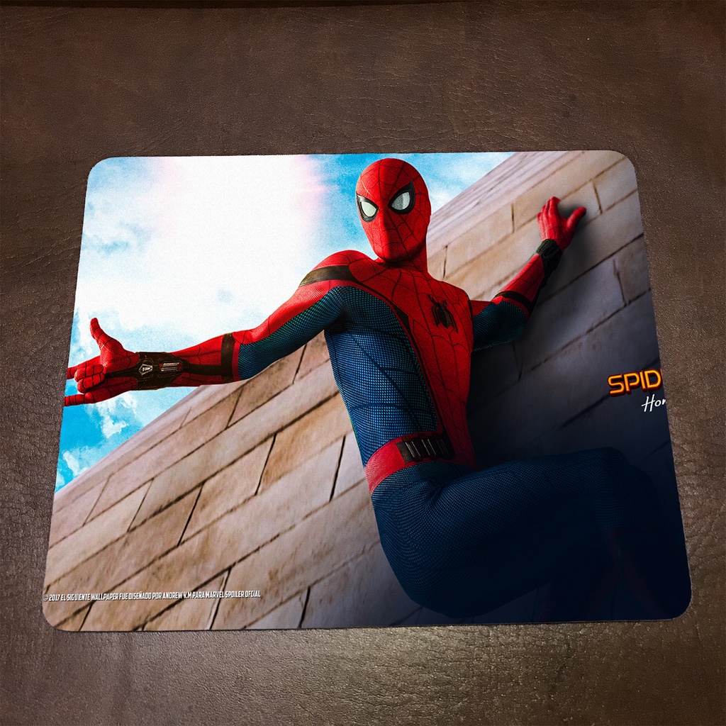 Lót chuột máy tính Marvel SPIDER MAN PNG - Mẫu 1 Mousepad cao su êm ái, nhận in theo yêu cầu