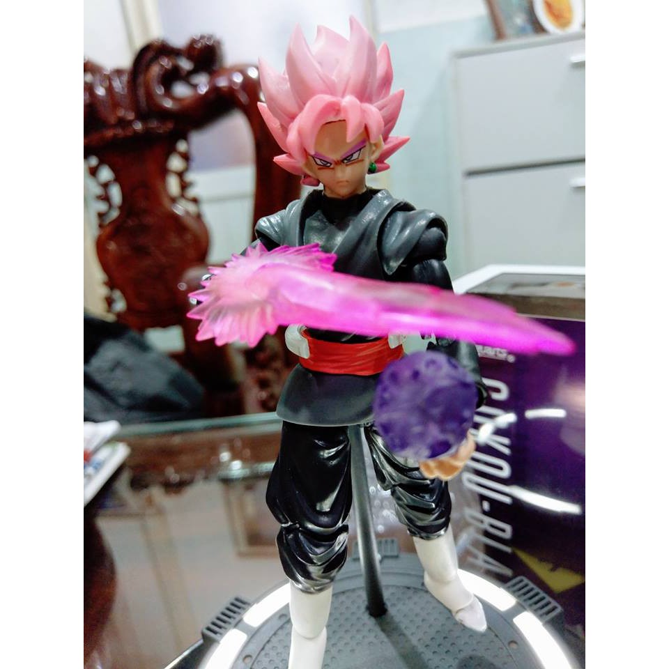 Mô Hình Dragon Ball Goku Black Tóc Hồng Shf - 15Cm. | Shopee Việt Nam