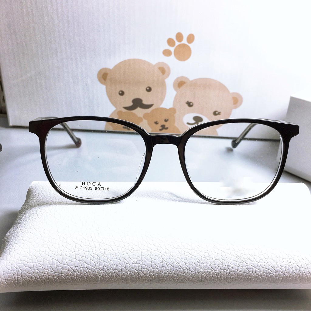 [Gía siêu rẻ] Gọng kính tròn bầu 21903 nhận cắt mắt cận viễn loạn