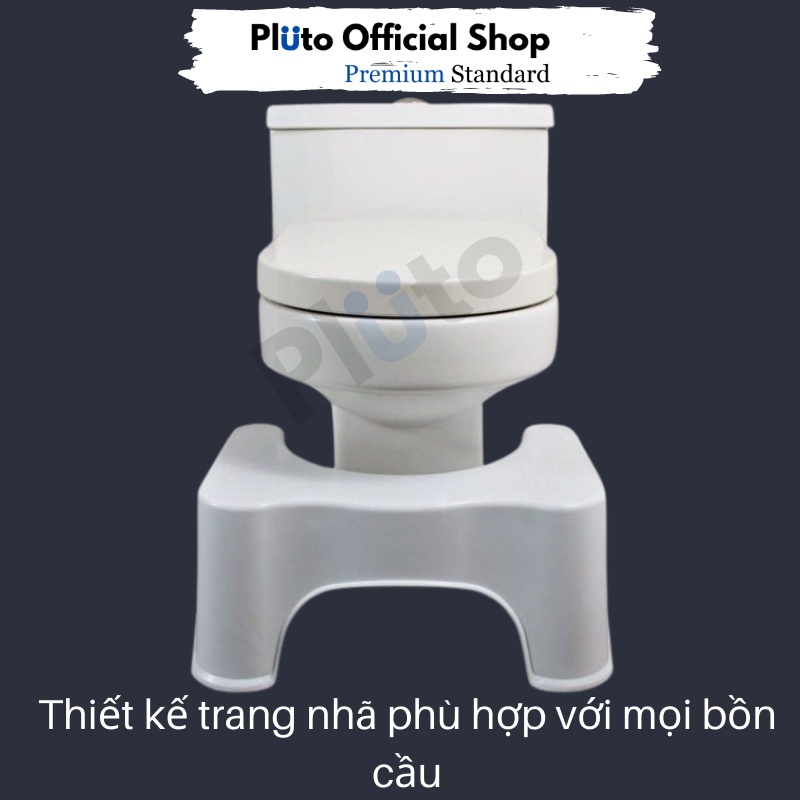 Ghế kê chân toilet, ghế nhựa để chân bồn cầu Việt Nhật chống táo bón