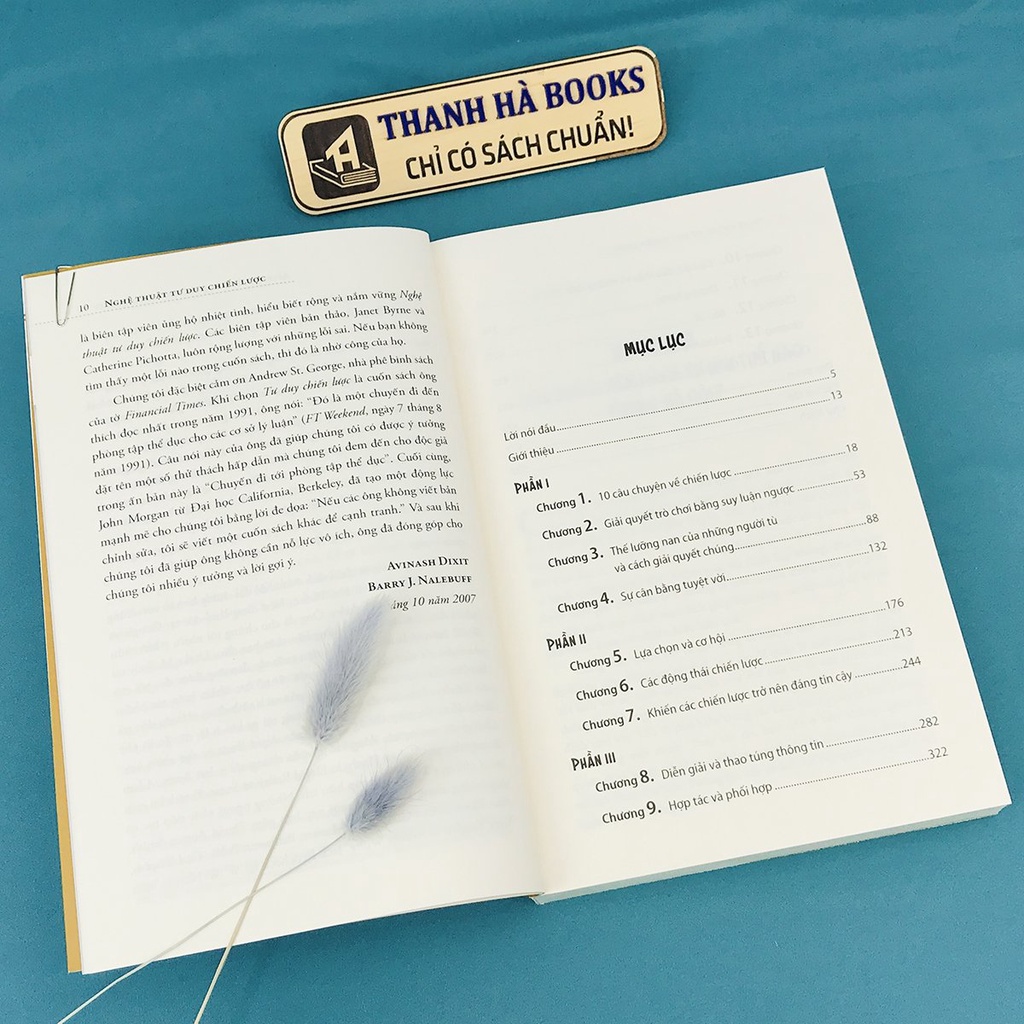 Sách - Nghệ Thuật Tư Duy Chiến Lược - Ứng Dụng Lý Thuyết Trò Chơi Trong Công Việc Và Cuộc Sống
