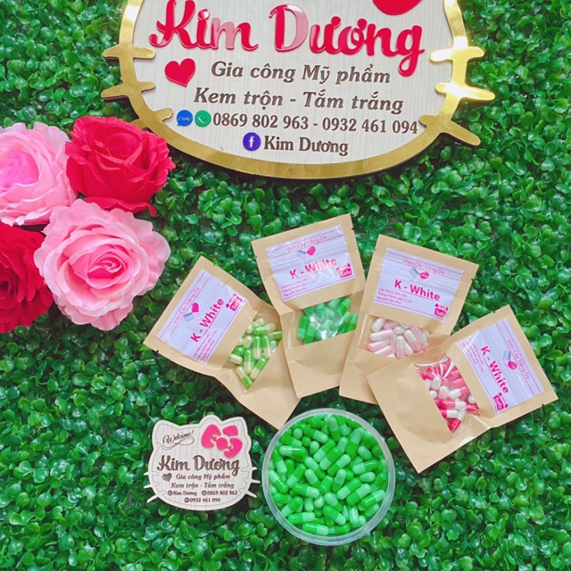 Lẻ 1 viên cấy trắng k-white đủ màu