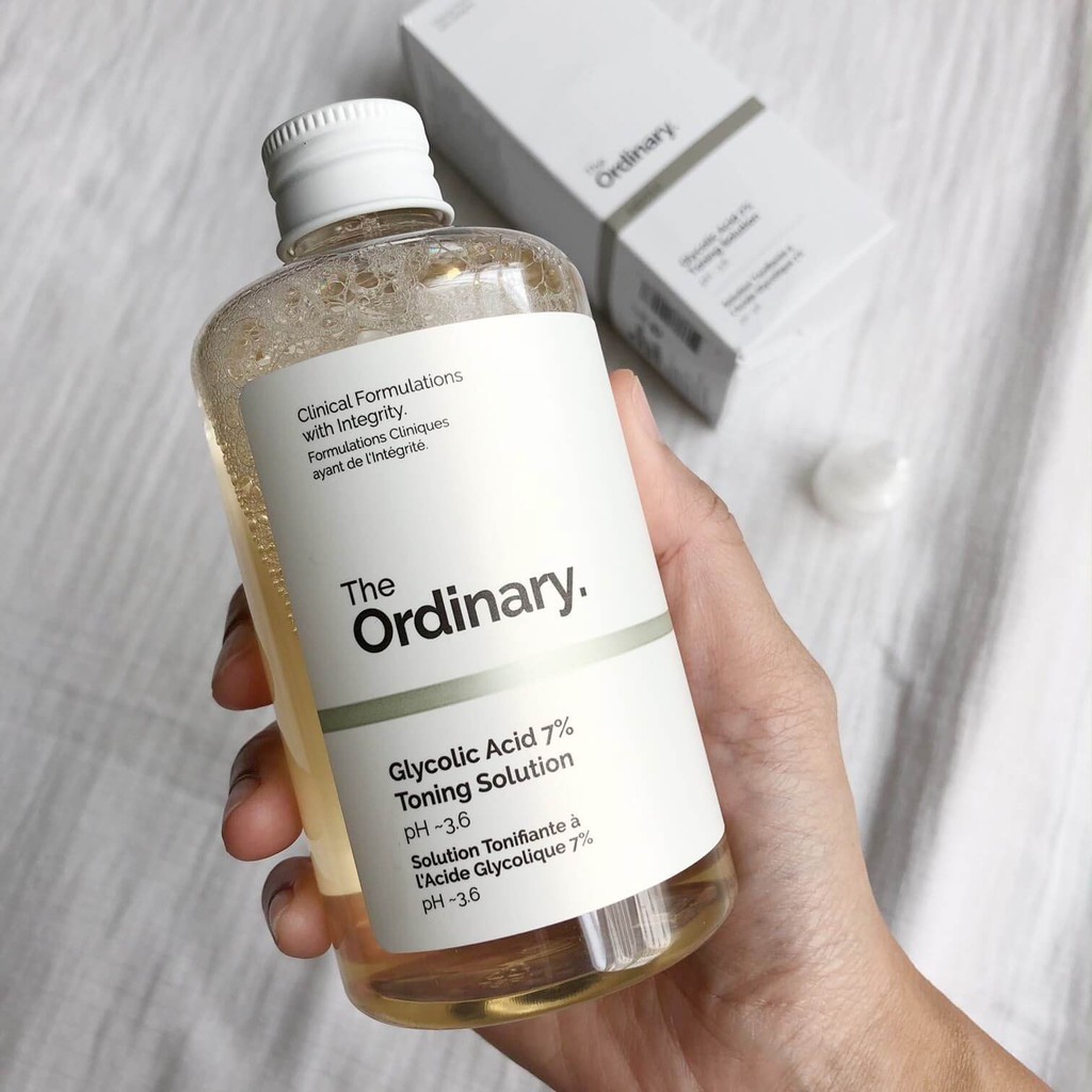 💛 Kèm quà tặng 💛 Toner The Ordinary Glycolic Acid 7% Toning Solution Tẩy Da Chết - Nước Hoa Hồng làm Sáng Da Giúp Da Mịn