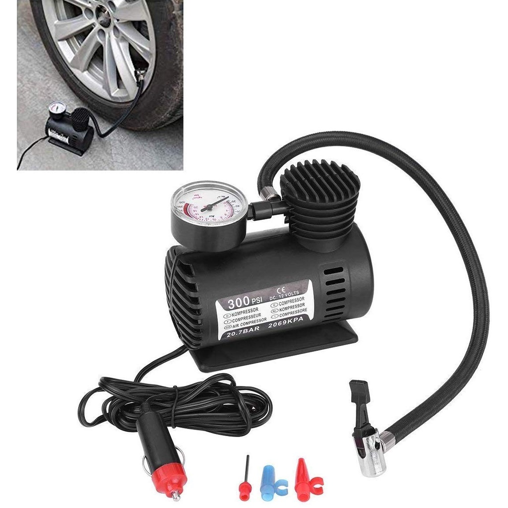 MÁY BƠM LỐP XE AIR 12V, Máy bơm Khí Áp Xuất Cao - Bơm Hơi Ô Tô, Xe Máy, Xe Đạp AIR 12V, Máy Bơm Đa Năng.