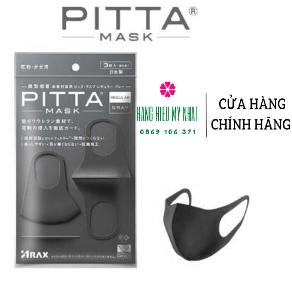 Khẩu trang PITTA MASK chính hãng 3chiếc- nội địa Nhật