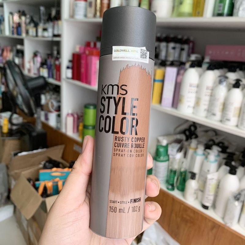 *CHÍNH HÃNG* MÀU NHUỘM TÓC DẠNG XỊT TẠM THỜI KMS STYLECOLOR 150ML