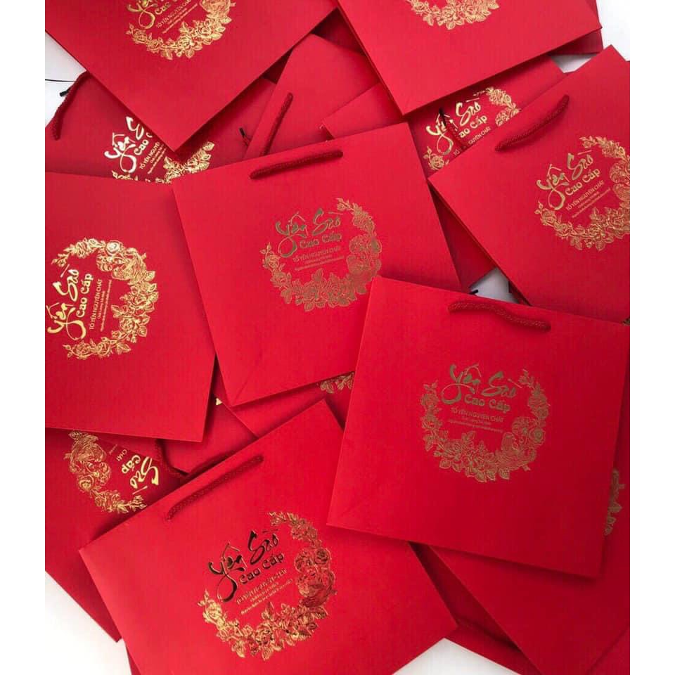10 TÚI ÉP KIM LOẠI TRUNG ĐỰNG 100g YẾN THÔ