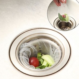 Set 100 túi lưới lọc rác cho bồn rửa chén