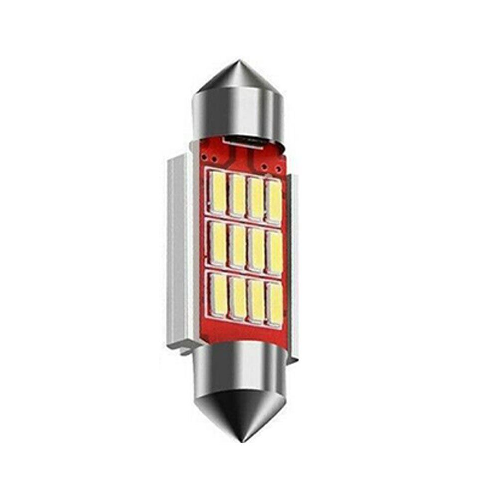Bóng Đèn LED 36mm 39mm 41mm C5W C10W 12 16 20 24 SMD 4014 Cho Xe Ô Tô