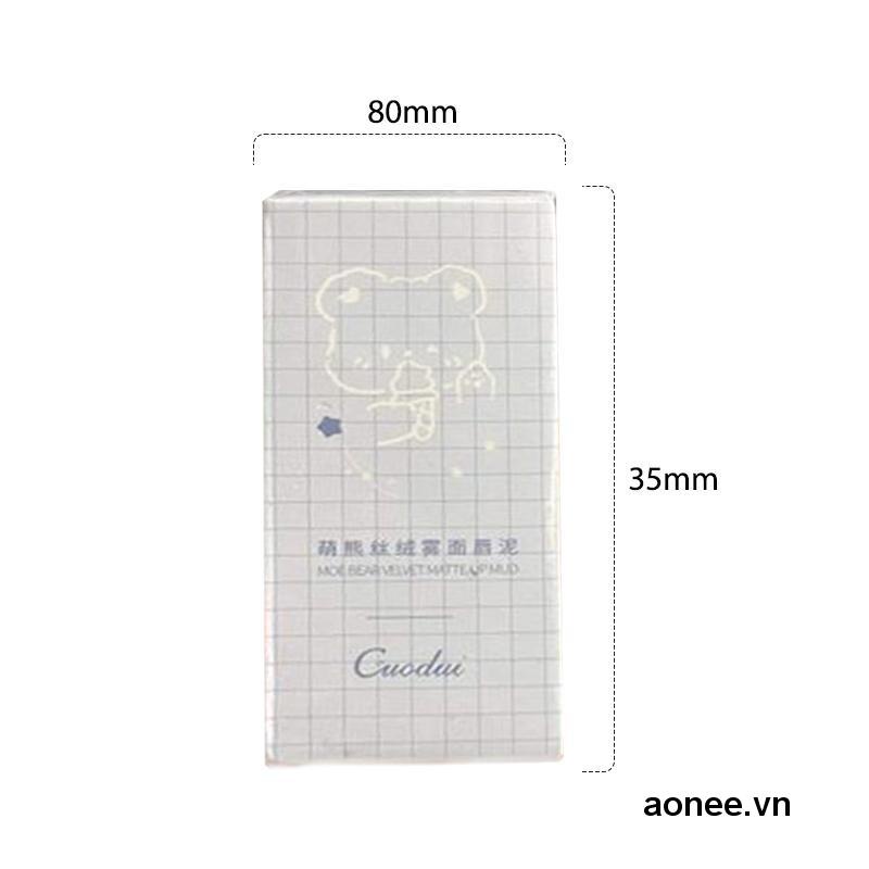 ✨✨ Cuodui Son Lì MOE Bear Velvet Dạng Kem Lâu Trôi Không Khô Môi