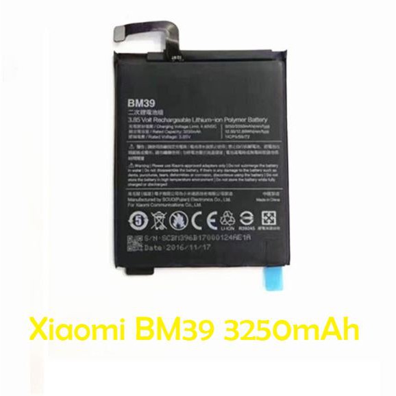 Pin xịn BM39 cho Xiaomi Mi6