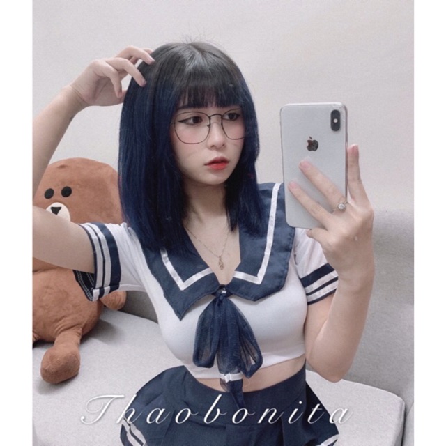 SET NGỦ COSPLAY HỌC SINH SEXY- kèm vớ, CLIP, ảnh thật T117 🚀GIAO HOẢ TỐC HCM🚀