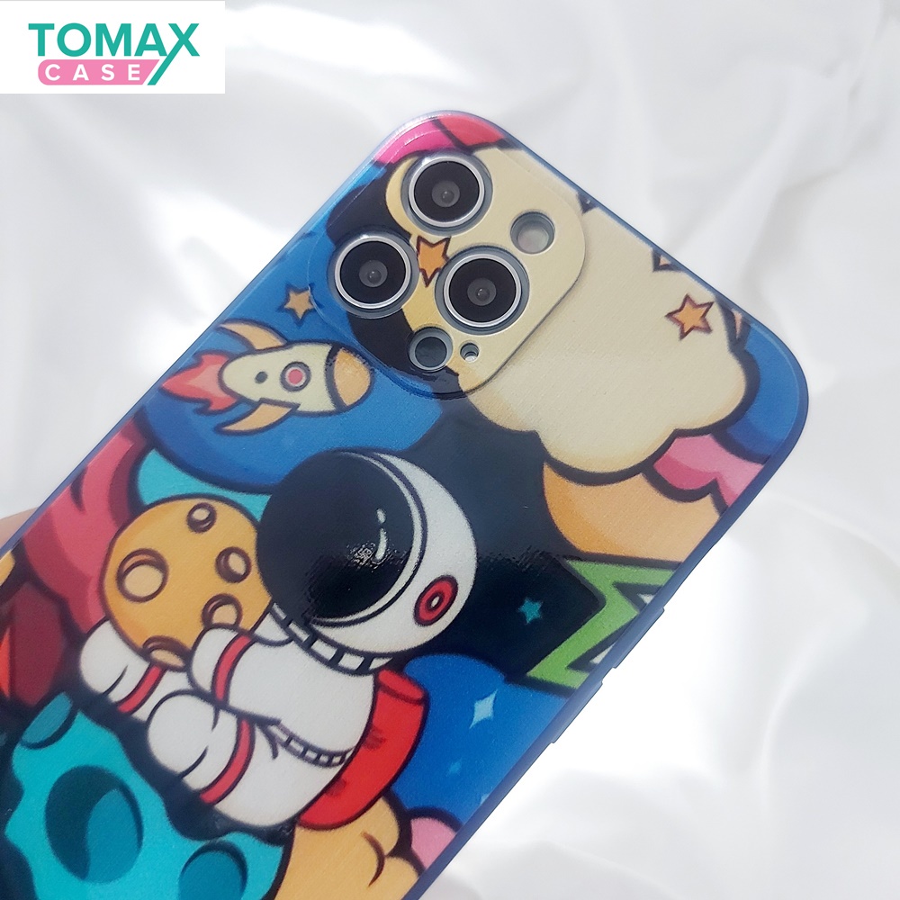 Ốp lưng iphone Phi hành gia các dòng máy 7plus/8plus/x/xs/xr/11/11promax/12/12promax/13/13promax Tomax Case