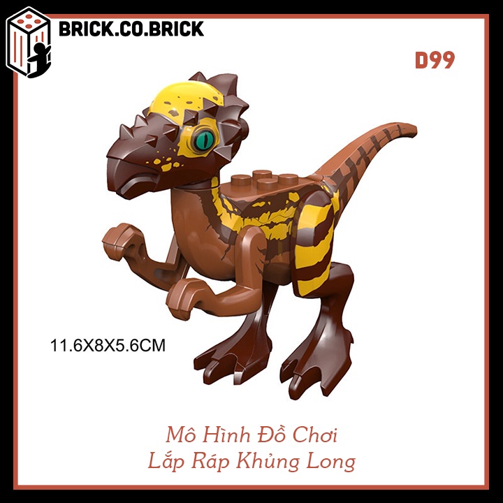 Khủng Long Đồ Chơi Lắp Ráp Mô Hình Dinosaur Jurassic Park Loại Nhỏ D94-D99