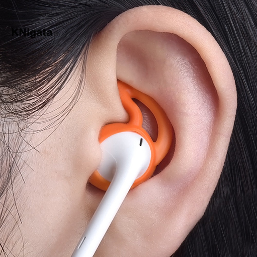 Set 4 nút bọc tai nghe nhét tai bằng silicon tiện dụng cho tai nghe Apple AirPods iPhone 7