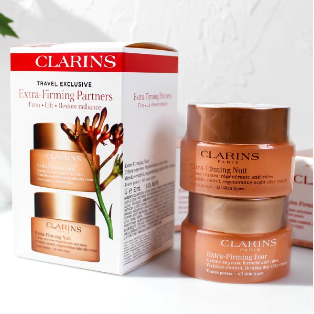 Set 2 kem dưỡng ẩm da Clarins 50ml chăm sóc hiệu quả