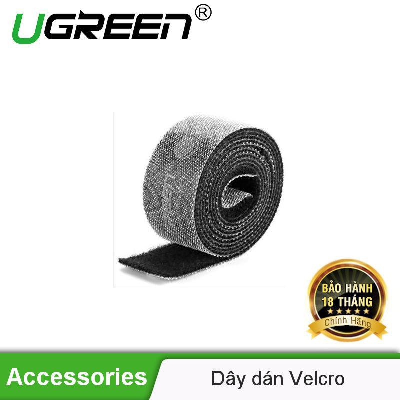 Dây dán Velcro tiện dụng màu xám UGREEN LP124 - Hàng Chính Hãng