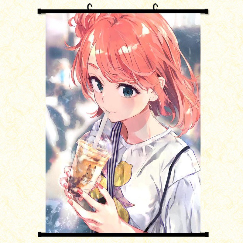 Poster vải anime Yuigahama Yui Oregairu 40x60 - SNAFU - tranh vải
