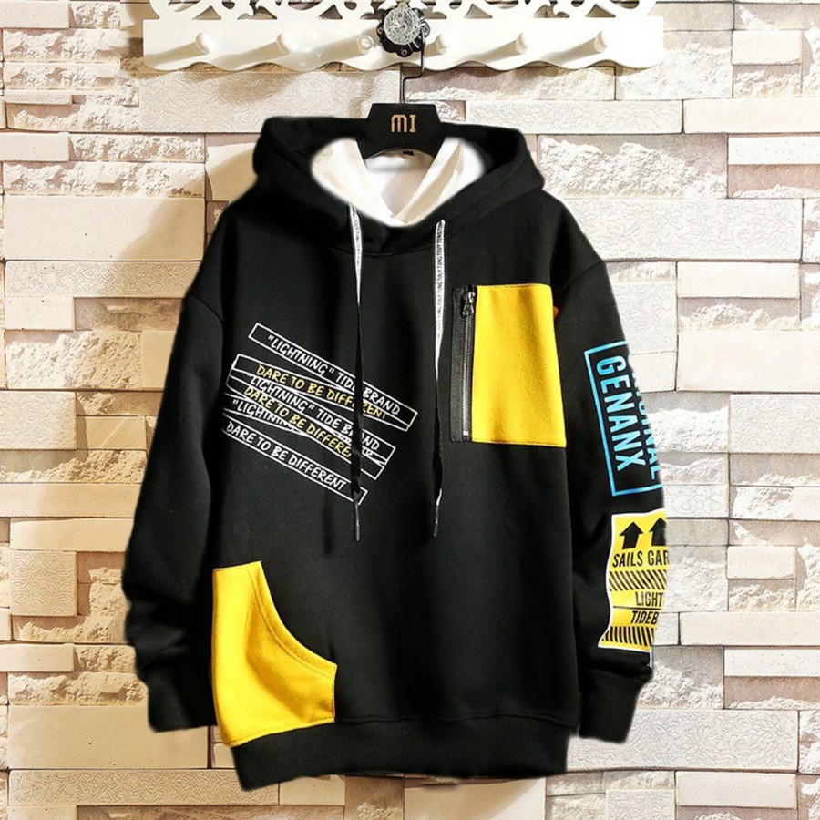 FREESHIP_ ÁO HOODIE NỈ NGOẠI HD750 (Phối Zip) | BigBuy360 - bigbuy360.vn