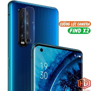 Kính cường lực Camera Oppo Find X2 trong suốt vát 2,5D, bảo vệ camera sau chống trày xướt, va đập