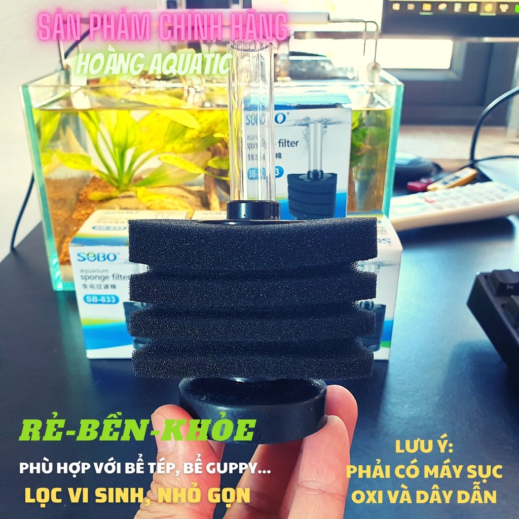 Lọc Vi Sinh Mini Cho Bể Cá Cảnh Thuỷ Sinh, Bể Tép