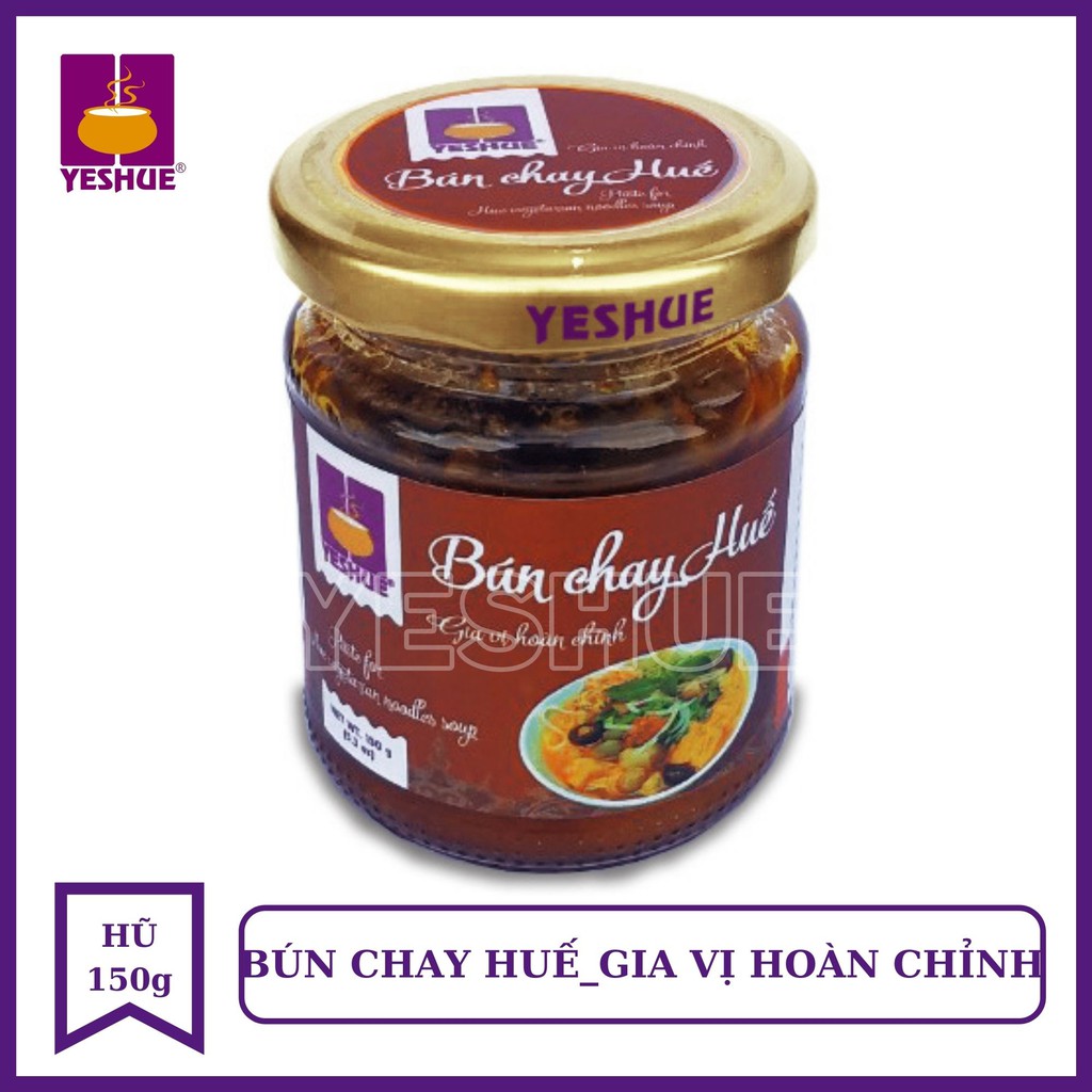 Bún chay Huế- YESHUE -150G - ⚠️ gia vị nấu bún chay Huế hoàn chỉnh đậm vị ⚠️ dung dịch cô đặc TIỆN LỢI cho bếp hiện đại