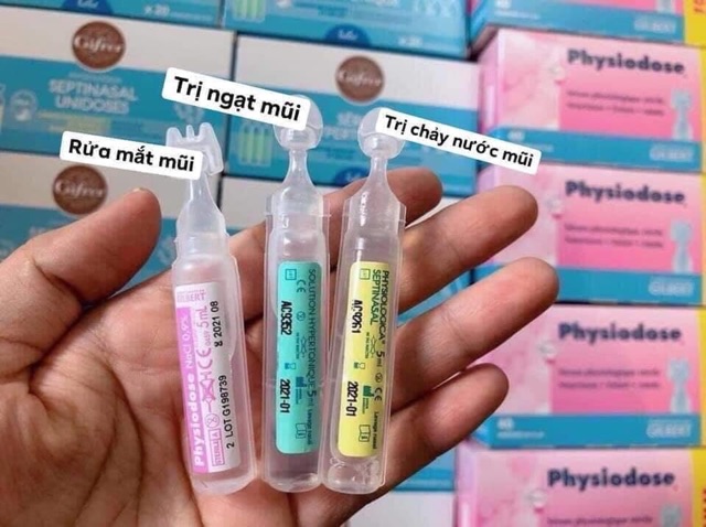 Muối xanh, muối vàng Gifrer Pháp hộp 20 ống